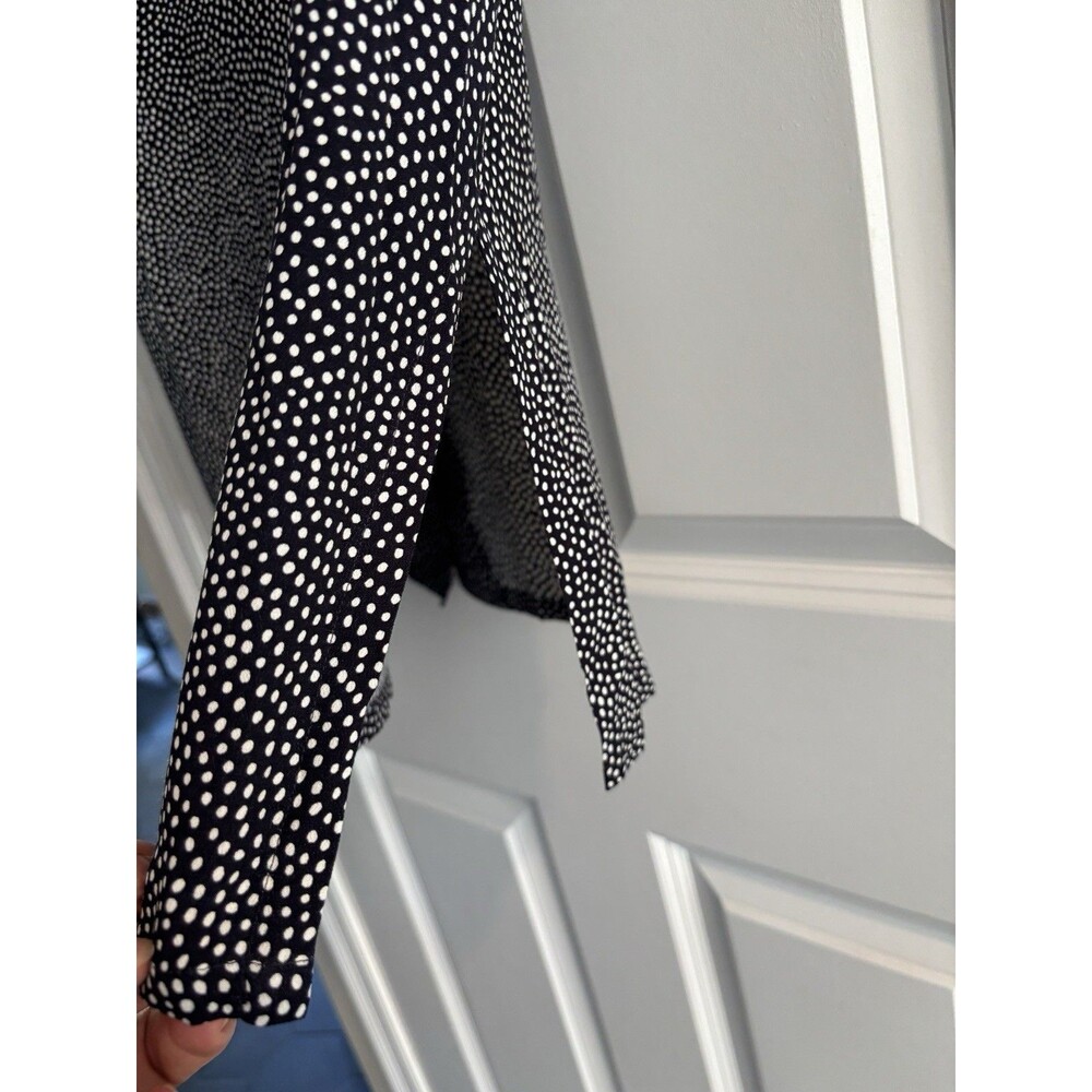 Black & White Polka Dot Vintage‎ Tunic NWT Size 10 Medium Y2K 80s 90s Retro - Picture 9 of 10